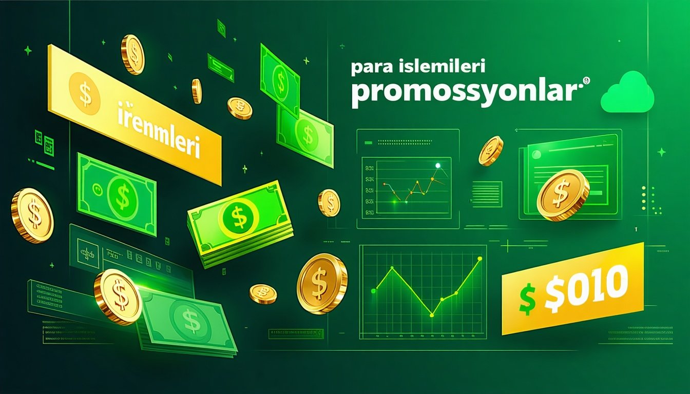 para i̇şlemleri promosyonları